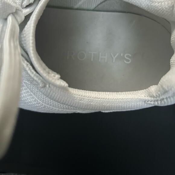 Rothy's The Lace Up Sneaker Vanilla Fabric Casual US 10M EU 43 Sustainable Shoes - Picture 9 of 10